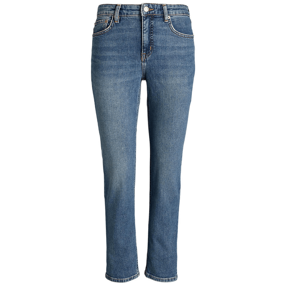 Lauren Ralph Lauren High-Rise Straight Ankle Jean